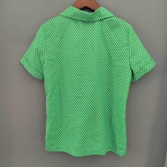 Vintage polyester top M - Picture 2 of 8